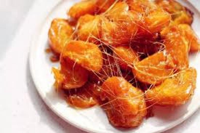 超療癒甜點「拔絲地瓜」...