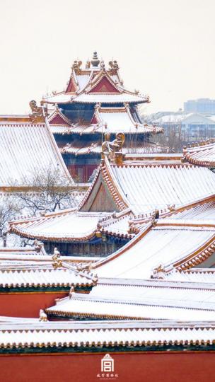 紫禁城初雪美景.......