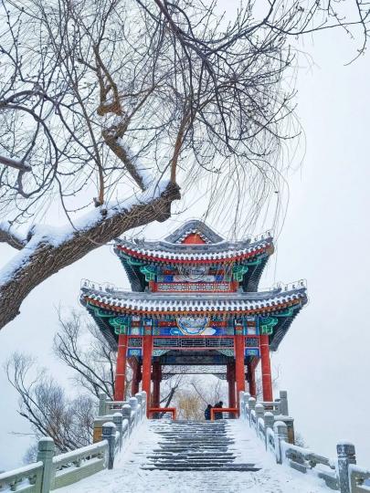 一场雪，成就京城视覚的盛宴...