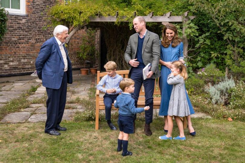 The Duke and Duchess of Cambridge are delighted to share new photographs of their family with Sir Da...