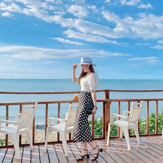 北海岸的地中海風海景咖啡廳...