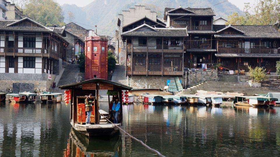 【邊城小鎮】圖/陳笑玲...