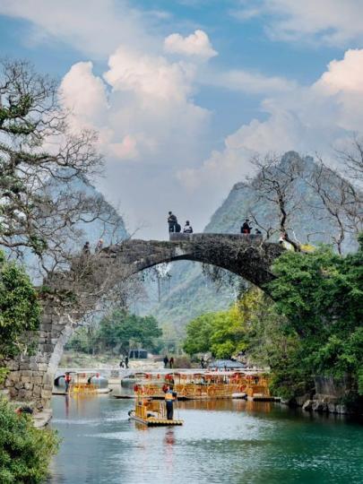 廣西陽朔富裏橋.......