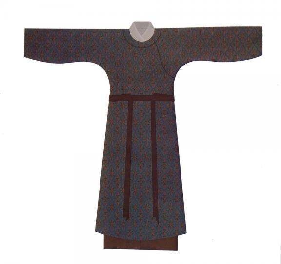 大遼服飾 遼代圓領袍展示圖...