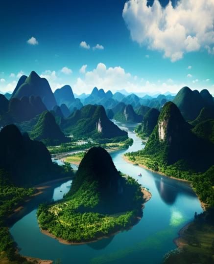 桂林山水甲天下......