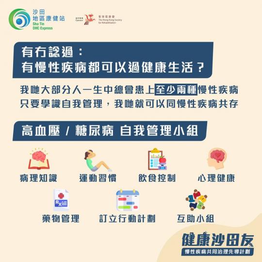 只要識管理 唔怕患病嘅係你...