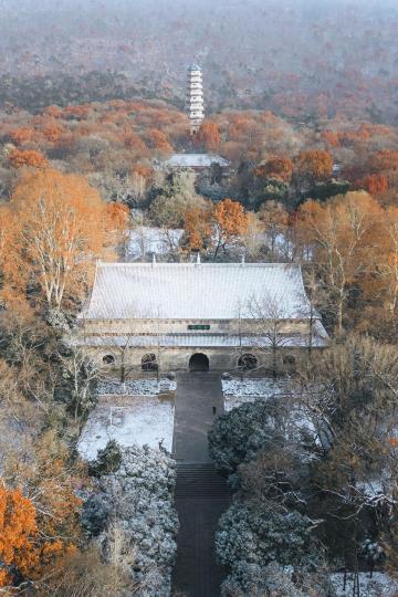 江蘇南京靈谷寺 · 金陵薄雪，開啓冬日浪漫...