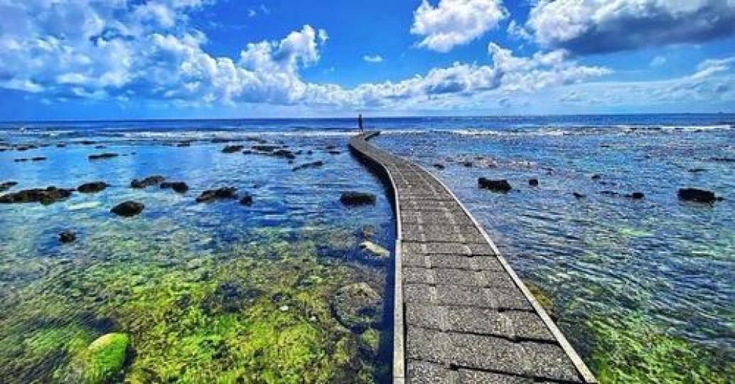 漲潮後的風景真的太浪漫...