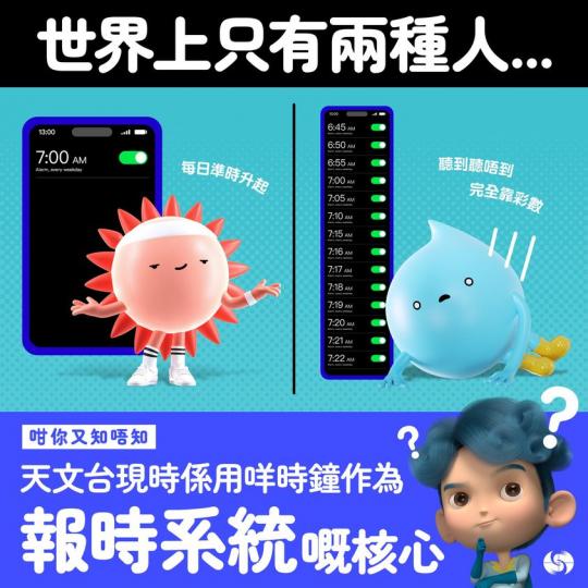 要準時，首先要有準確嘅時間...