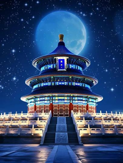 北京天壇祈年殿.........