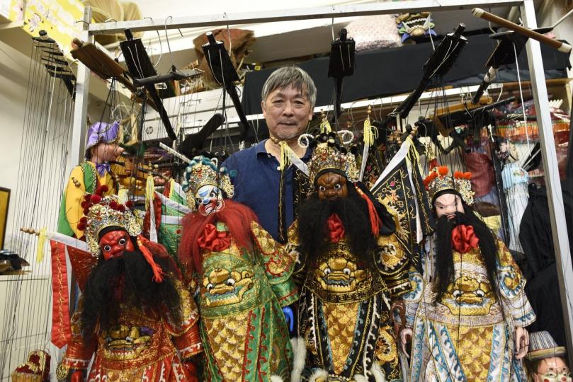 黃暉的「扯線人生」柯炳鐘／攝...
