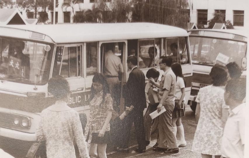 1970年 中環去大丸小巴每位五毫...