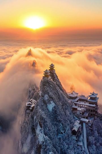 人间天宫，河南老君山........