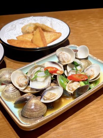 東門隱院食二人餐¥138「蝦、蜆、海鮮粥、菜、炸物」...