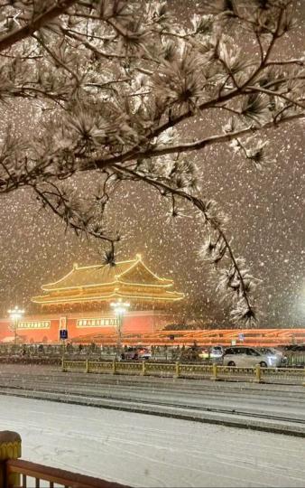 北京龙年第一场雪.......