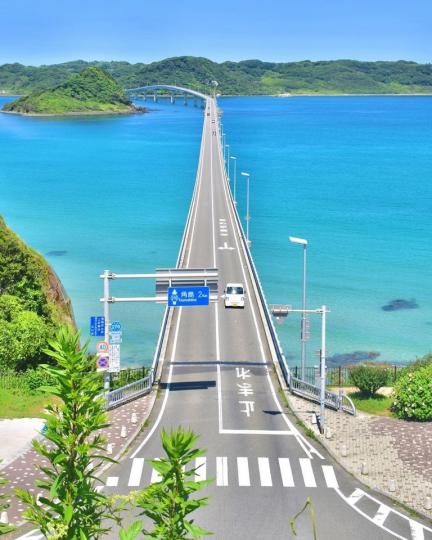 日劇廣告搶著拍的湛藍角島大橋...