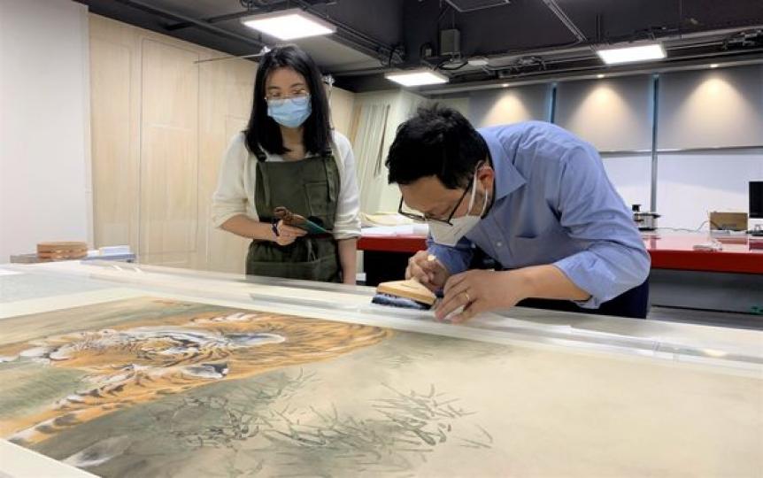 「文物醫生」的工作......