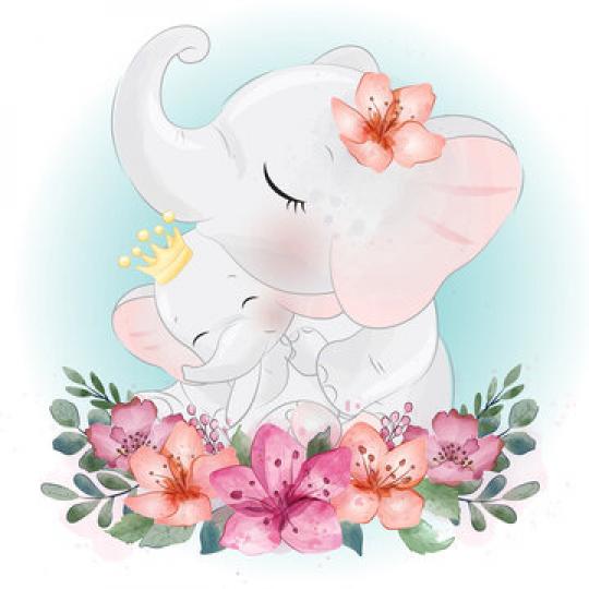 在媽媽的懷抱
裏是最幸福的！...