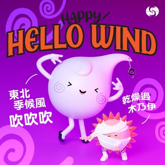 呼～～有風呀.........