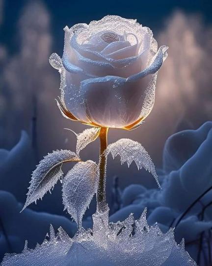 Ice roses for you........
