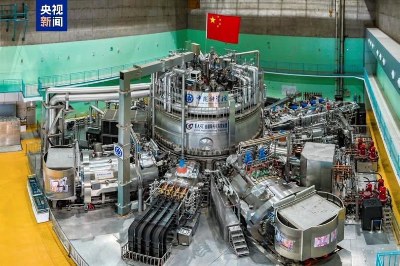 中國“人造太陽”創造“億度千秒”世界紀錄...