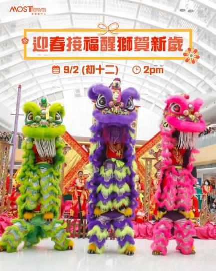 迎春接福醒獅賀新歲......