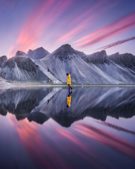 擁有絕美天空之鏡的冰島名山「西角山」...