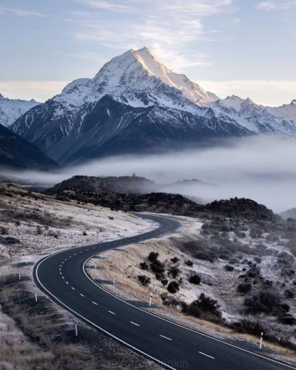 有身處過雪山附近的公路過嗎？...