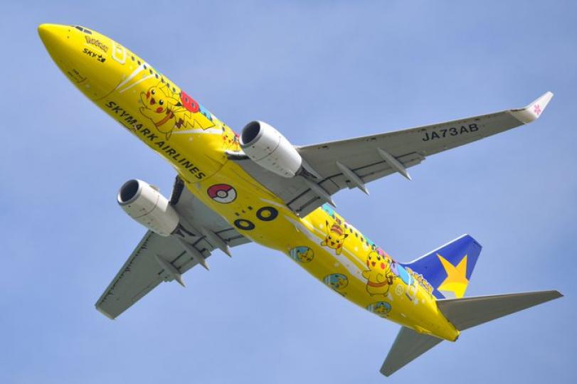 航空公司推限定「皮卡丘彩繪飛機」萌翻...