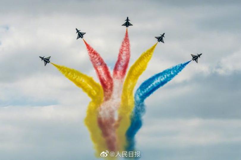 珠海航展飛行表演高清大圖...