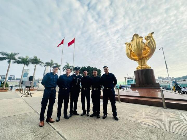 1月14日金紫荊廣場升旗禮.....