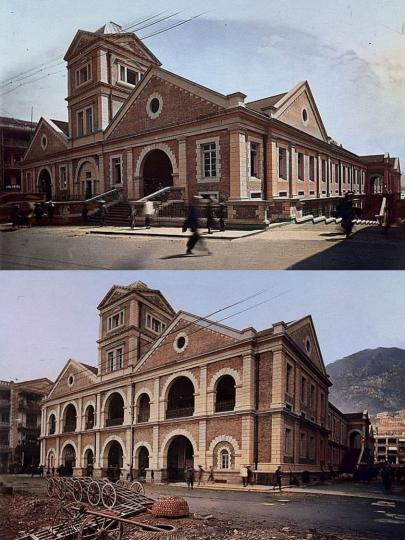 1 895年落成的第二代中環街市...