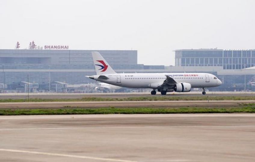 C919首個跨境商業包機飛抵上海...