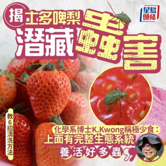睇完唔敢食士多啤梨.......
