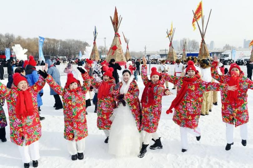 The 5th Harbin Ice Harvest Festival...