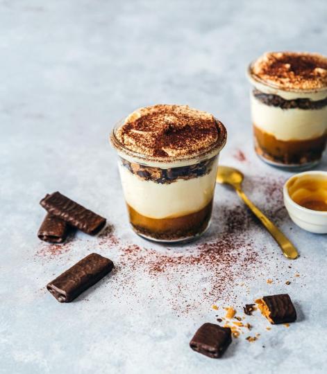 Bring a twist to your classic tiramisu recipe by adding Chocolate Crispy Crepes...