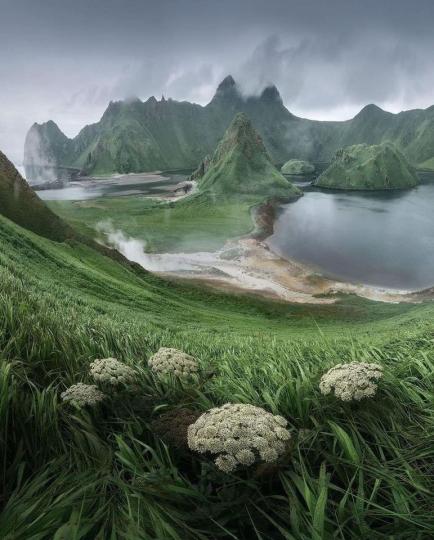 位於北太平洋地形狹長的「庫頁島」...