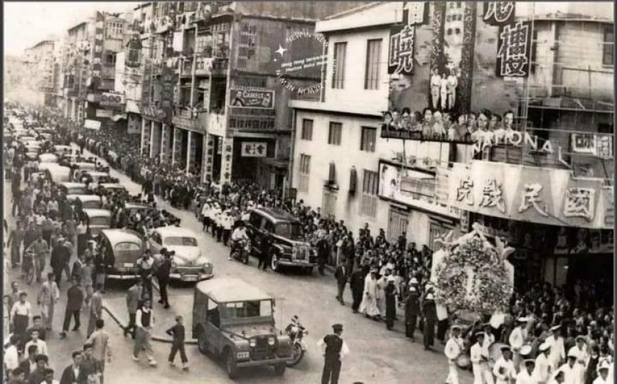 70年前的香港駱克道.......