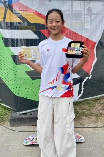年僅11歲的她將出戰巴黎奧運...
