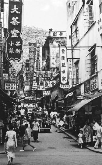 50年代中環閣麟街......