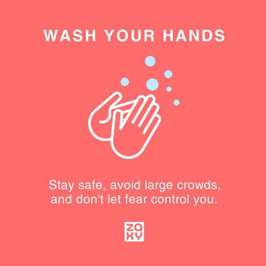 Stay safe, avoid large crowds, and don’t let fear control you....