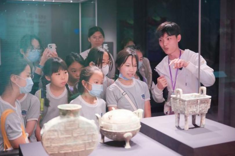 學生文化大使一起體驗香港故宮文化博物館...