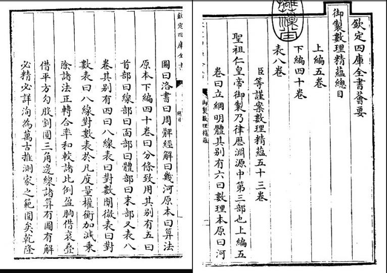 皇帝留下詩文、書畫等都不出奇；但皇帝親身編輯數學書，這在歷史上可不多見...