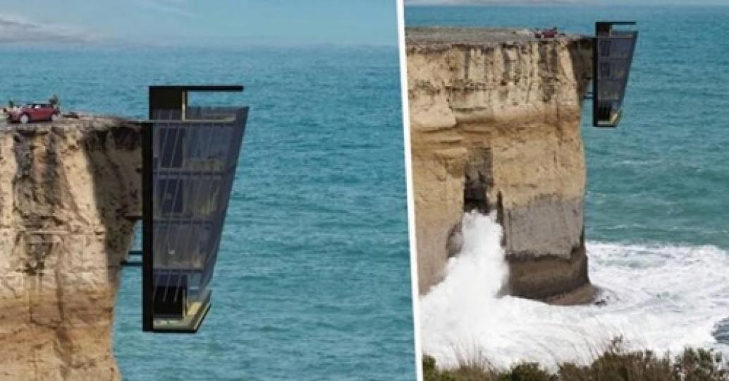 這樣懸空在海岸上的房子大家敢住嗎？...