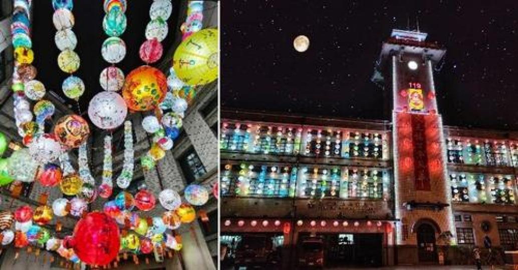 古蹟與燈籠結合的景點...