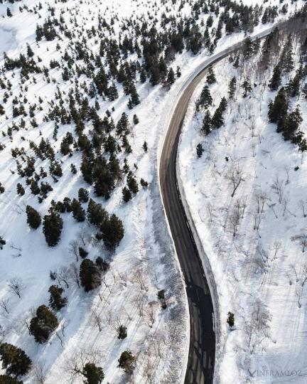 道路兩側「豎立10m高聳雪牆」季節限定...