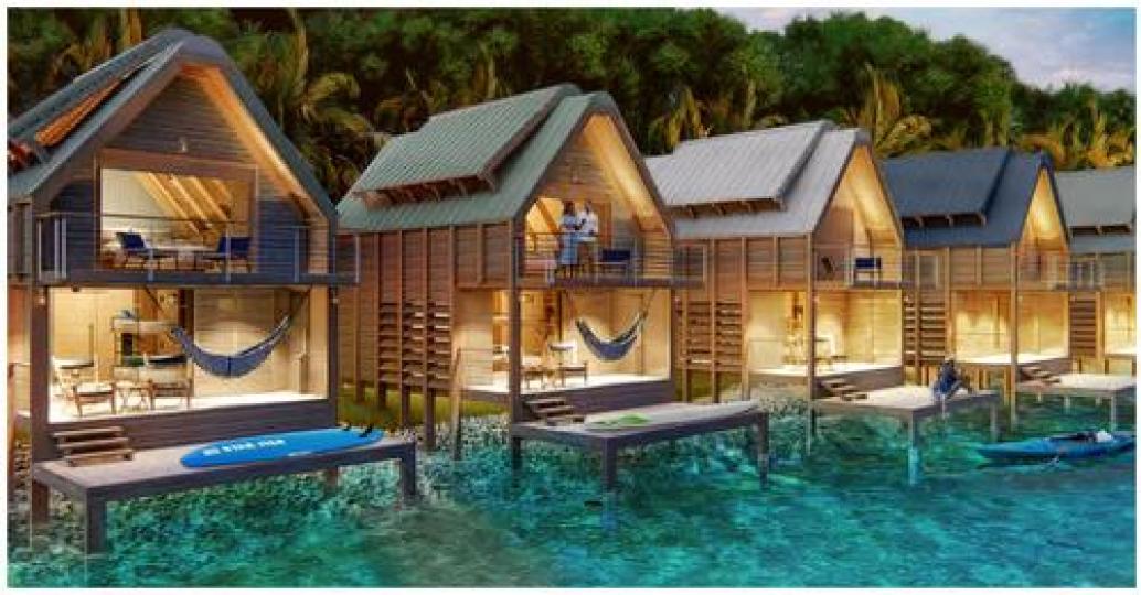 超浪漫的海島VILLA，根本就是最強蜜月勝地...