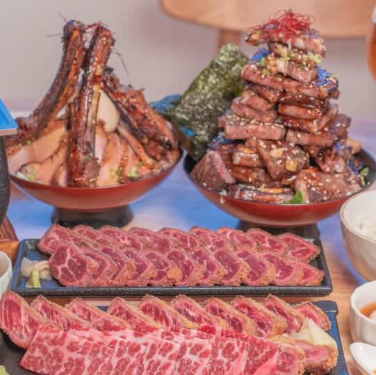 肉肉控照過來！澎派的疊疊樂牛排、和戰斧豬排丼飯...