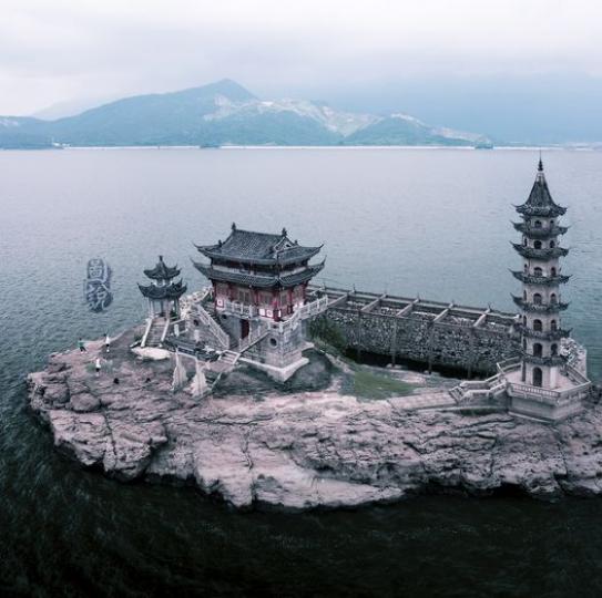 千年不倒的「水中古城」——落星墩...