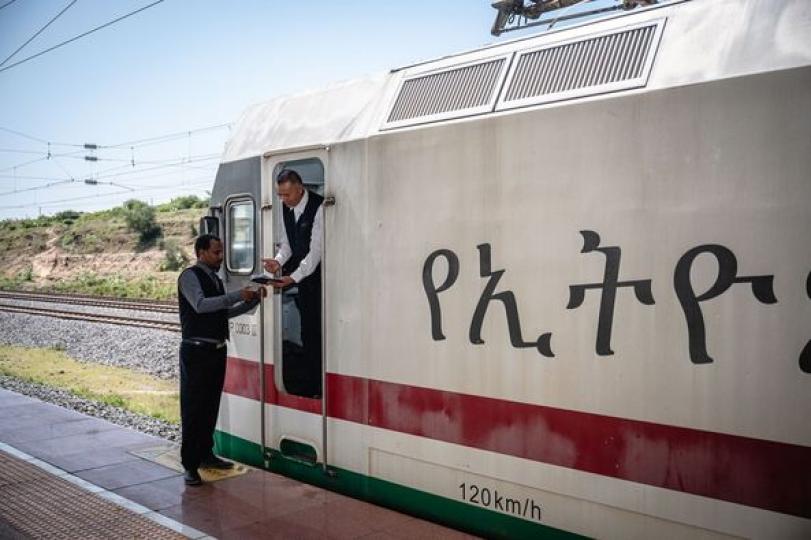 The Chinese-built Ethiopia-Djibouti railway has significantly reduced logistics time... The Chinese-built Ethiopia-Djibouti railway has significantly reduced logistics time...